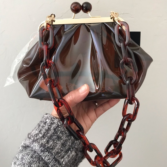 Zara Handbags - Zara bag with detachable gold tone chain